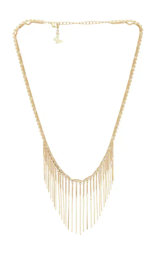 Cascading Fringe Statement Necklace Cascading Fringe Statement Necklace