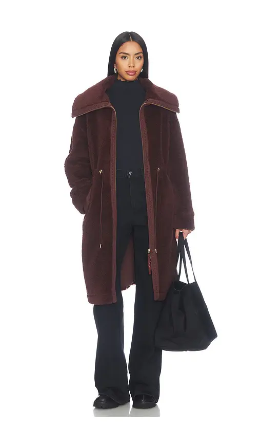 Varley Bennet Long Sherpa Coat | Thumbnail 2 Varley Bennet Long Sherpa Coat | Thumbnail 2