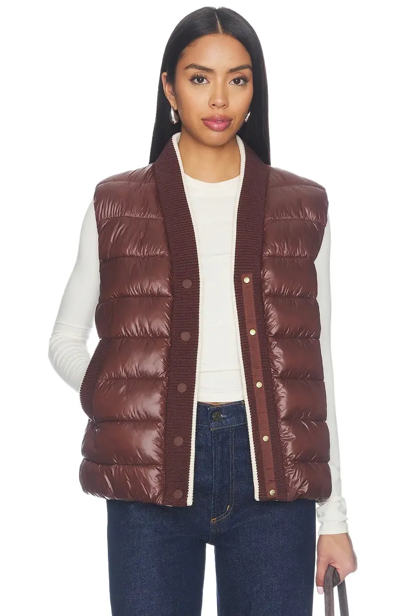 Varley Colwyn Short Boxy Gilet Puffer