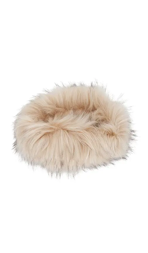 Aknvas Faux Fur Circle Headband | Thumbnail 2