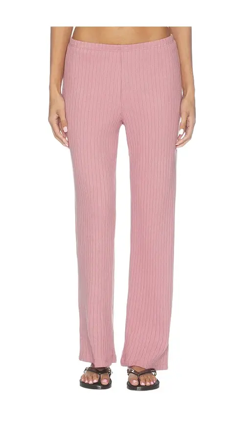 DONNI. The Sweater Rib Simple Pant