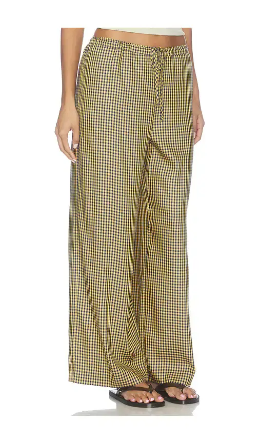 DONNI. The Tencel Plaid Tie Pant | Thumbnail 2 DONNI. The Tencel Plaid Tie Pant | Thumbnail 2