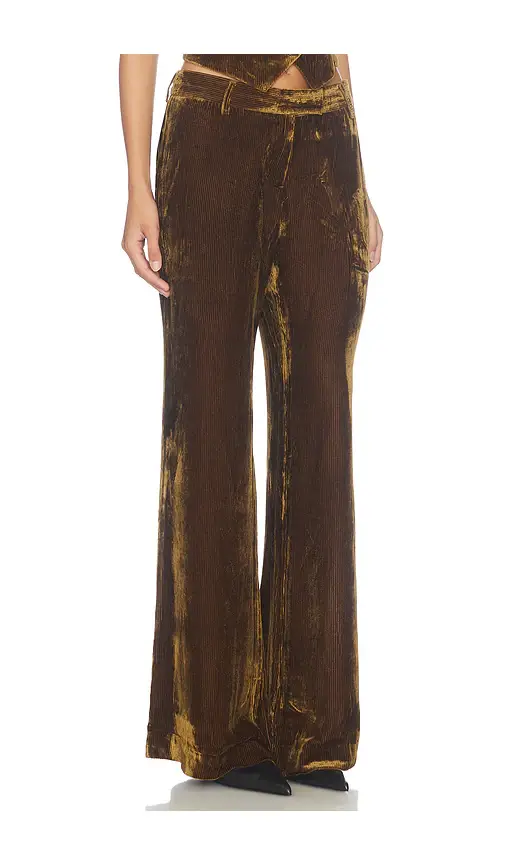Courtney Zheng Silk Velvet Corduroy Pants | Thumbnail 2 Courtney Zheng Silk Velvet Corduroy Pants | Thumbnail 2