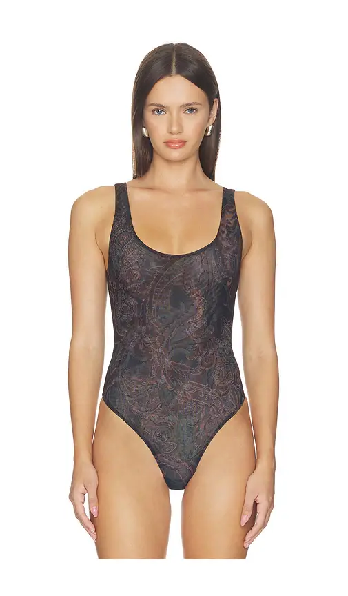 L'Agence Kalea Scoop Neck Tank Bodysuit | Thumbnail 2 L'Agence Kalea Scoop Neck Tank Bodysuit | Thumbnail 2