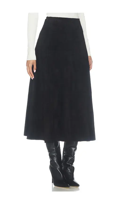 Susanna Chow Alara Suede Maxi Skirt | Thumbnail 2 Susanna Chow Alara Suede Maxi Skirt | Thumbnail 2