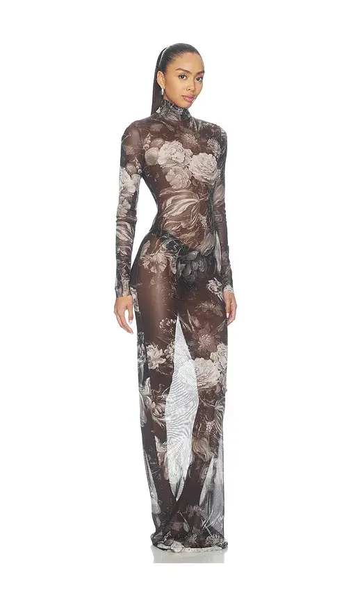 Roberto Cavalli Flammingo Maxi Dress | Thumbnail 2 Roberto Cavalli Flammingo Maxi Dress | Thumbnail 2