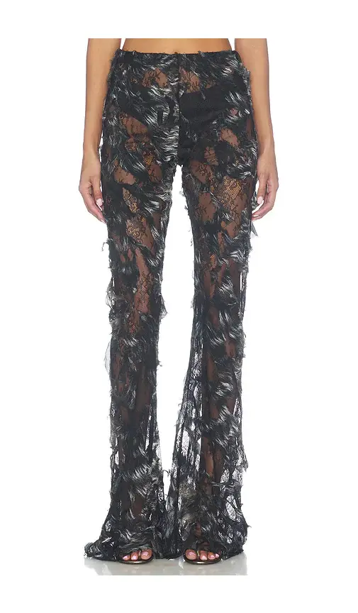 Roberto Cavalli Silver Trousers | Thumbnail 2