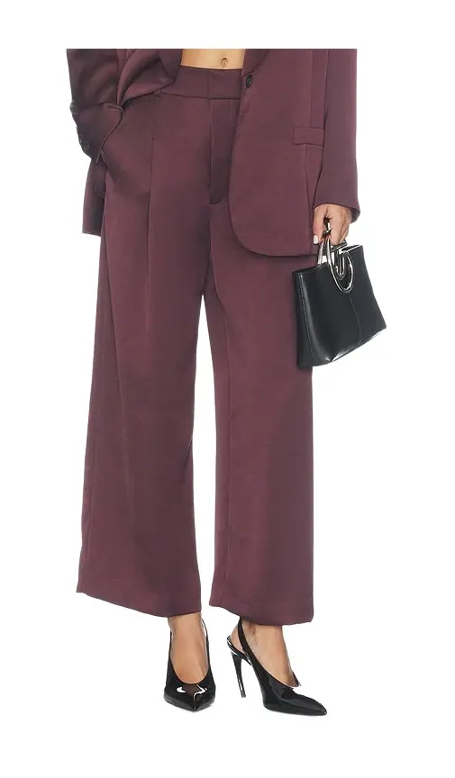 SMYTHE Cropped Pleated Trouser