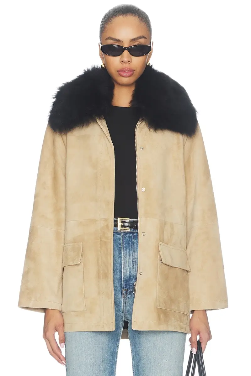 Susanna Chow Raegan Suede Feild Jacket