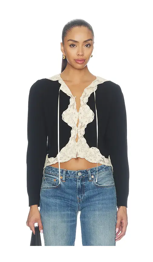 Rixo Tassia Cardigan | Thumbnail 2 Rixo Tassia Cardigan | Thumbnail 2