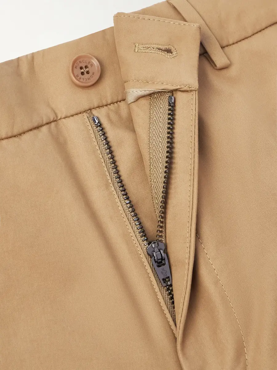 Moncler Straight-Leg Cotton-Blend Trousers | Thumbnail 5