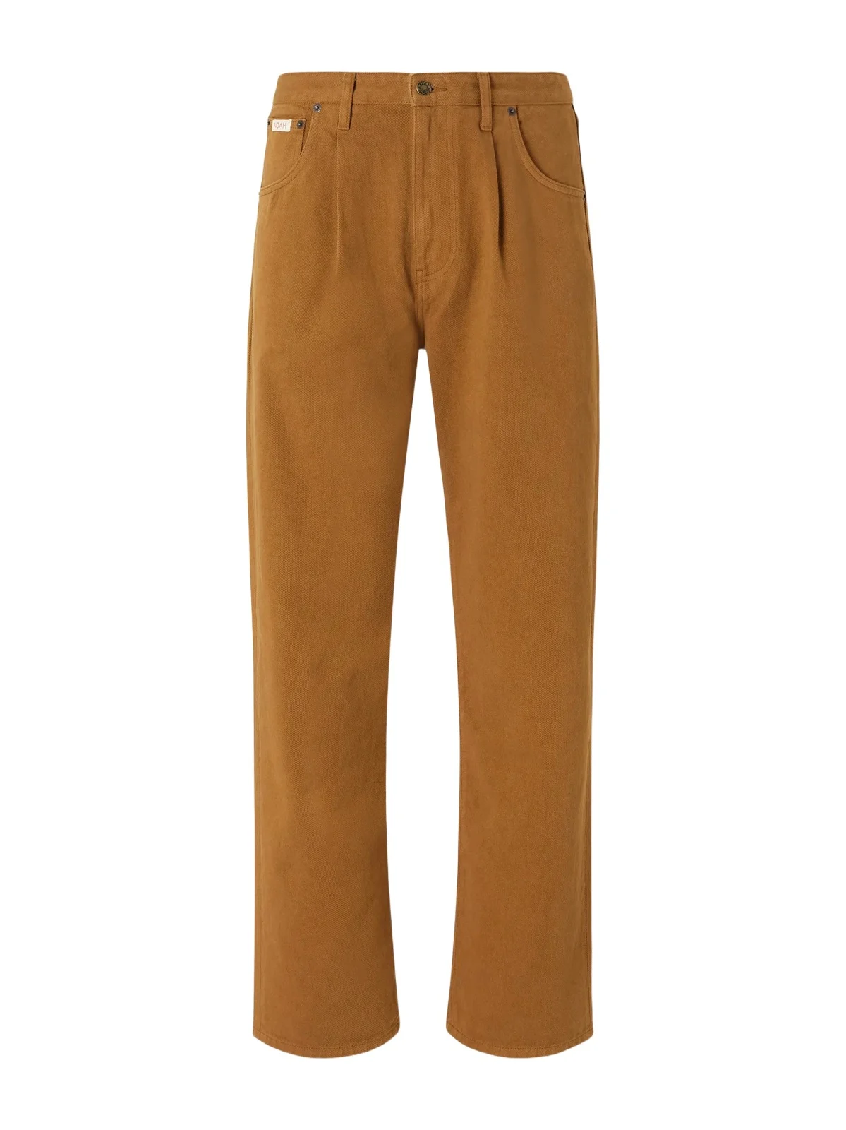 Noah Straight-Leg Pleated Organic Jeans