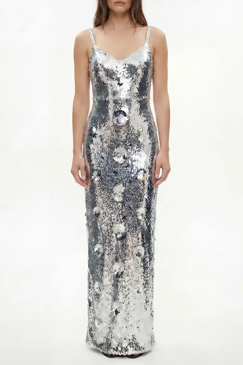 L'Agence Karma Sequin Maxi Dress | Thumbnail 2 L'Agence Karma Sequin Maxi Dress | Thumbnail 2