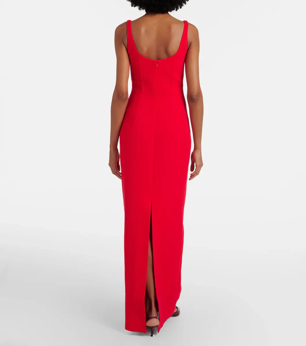 Emilia Wickstead Jianna wool crêpe maxi dress | Thumbnail 3 Emilia Wickstead Jianna wool crêpe maxi dress | Thumbnail 3