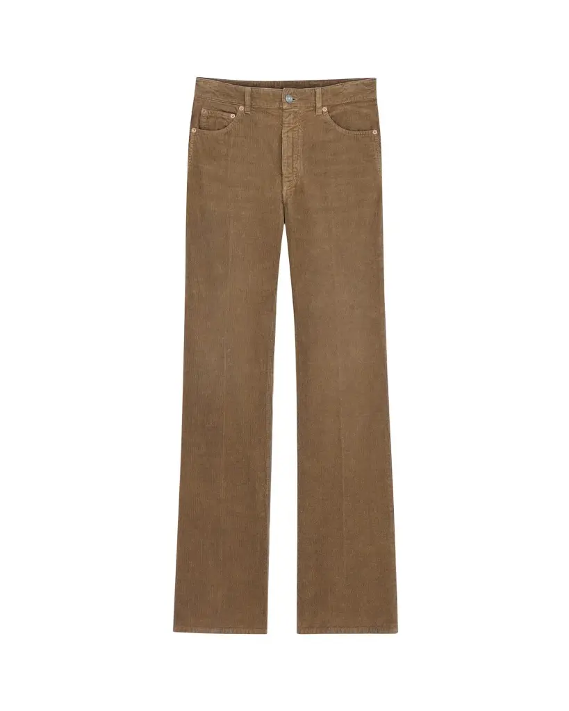 Yves Saint Laurent 70's pants in corduroy