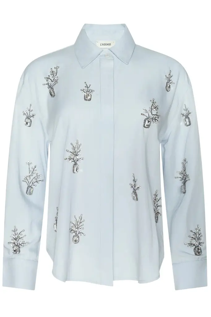 Lorine Crystal Long Sleeve Blouse Lorine Crystal Long Sleeve Blouse