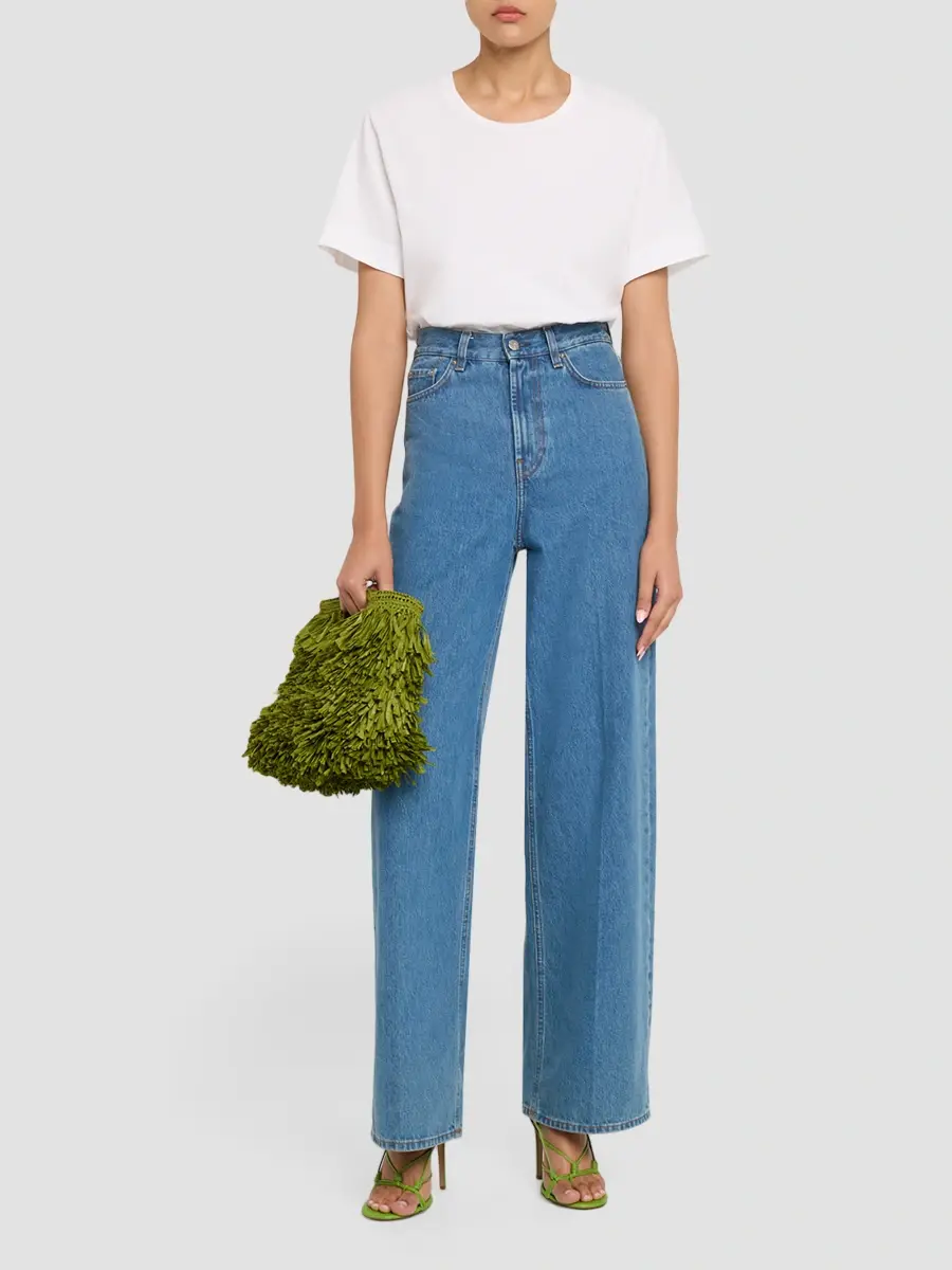 A.L.C. A. L.C. Women's Charlie Raffia Fringe Top-Handle Bag | Thumbnail 6