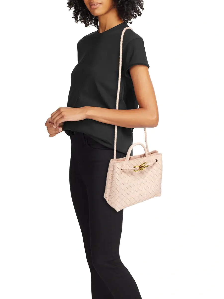Bottega Veneta Women's Andiamo Small Intrecciato-Leather Top-Handle Bag | Thumbnail 2 Bottega Veneta Women's Andiamo Small Intrecciato-Leather Top-Handle Bag | Thumbnail 2