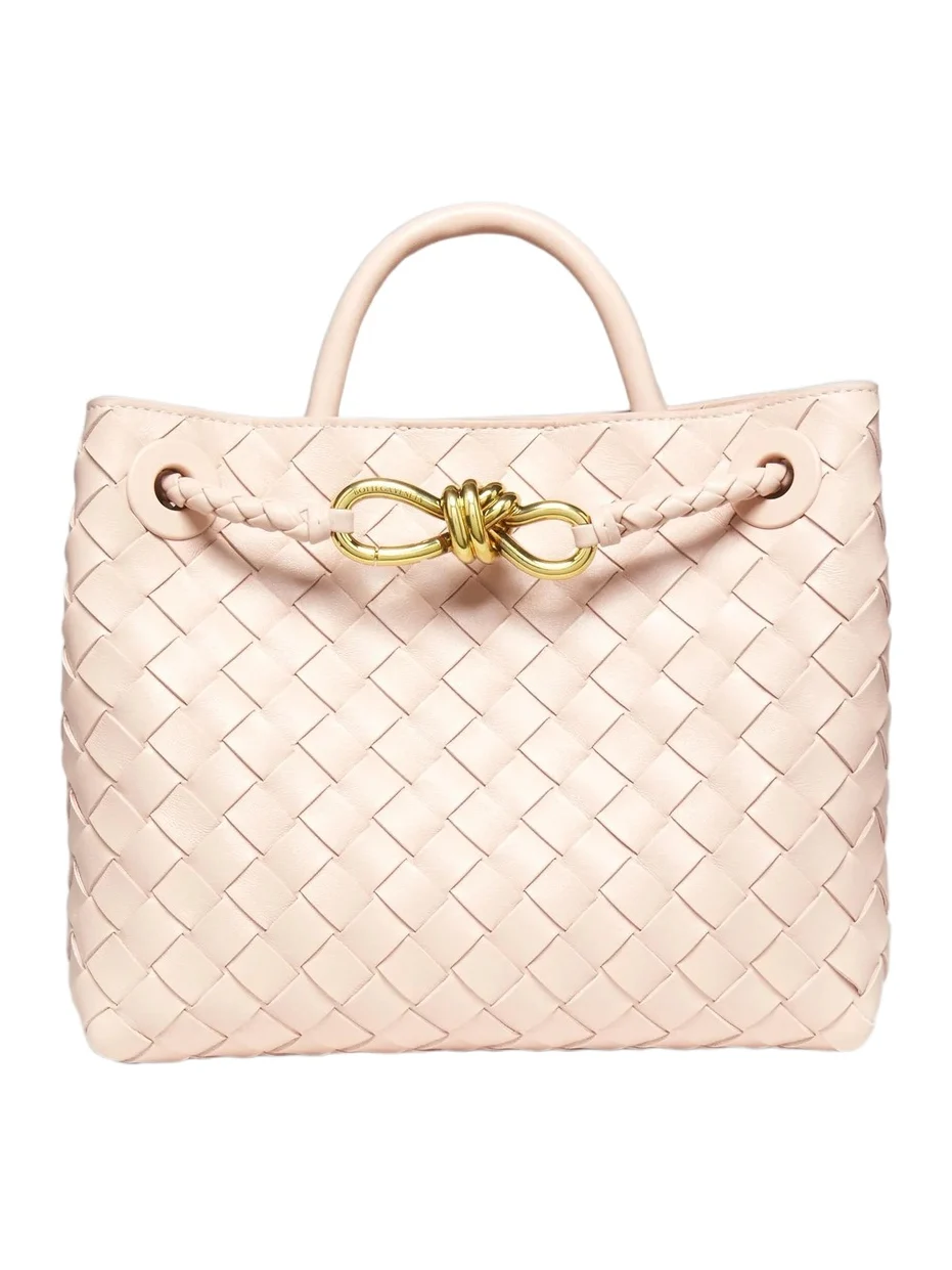 Bottega Veneta Women's Andiamo Small Intrecciato-Leather Top-Handle Bag