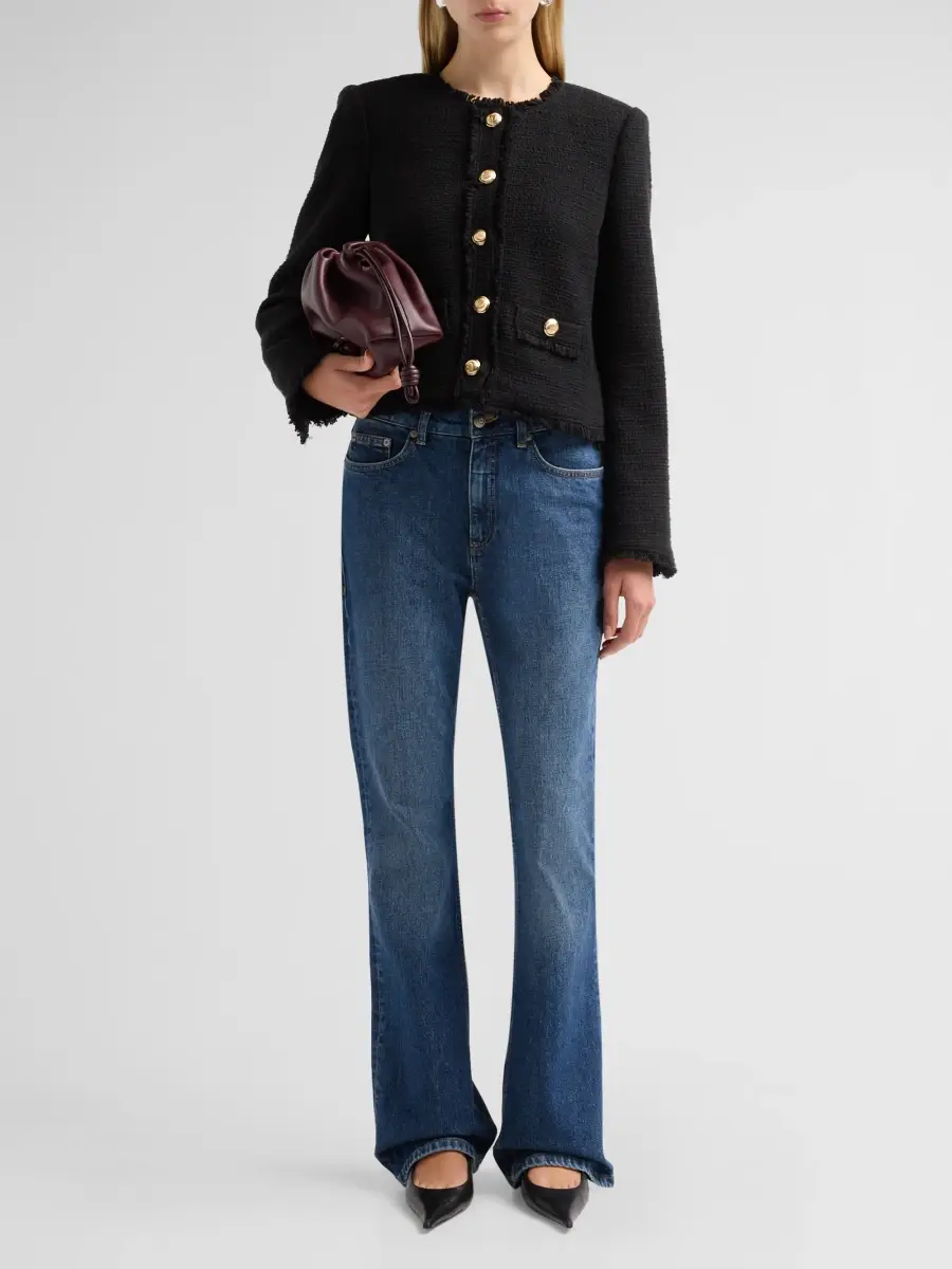 Cinq à Sept Women's Christie Cotton Tweed Jacket | Thumbnail 2 Cinq à Sept Women's Christie Cotton Tweed Jacket | Thumbnail 2