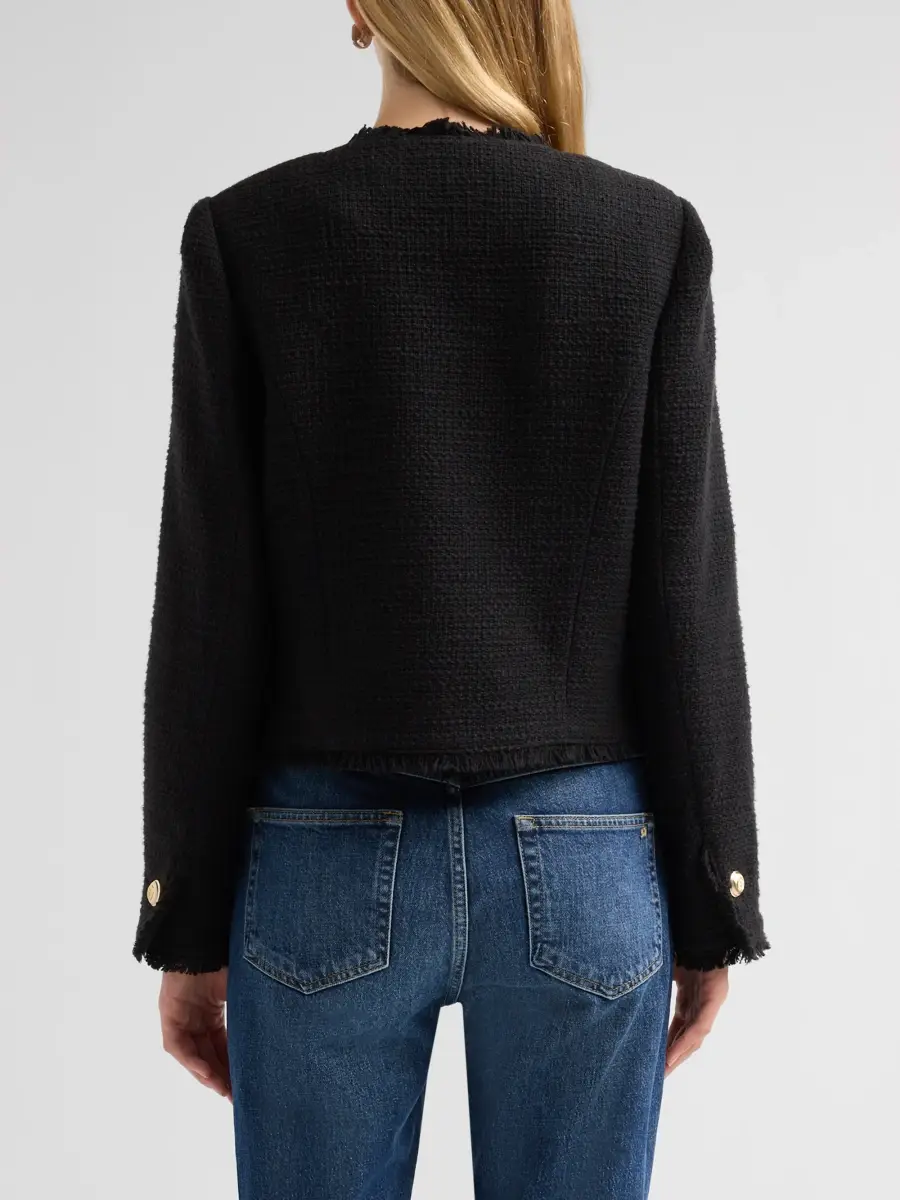 Cinq à Sept Women's Christie Cotton Tweed Jacket | Thumbnail 3 Cinq à Sept Women's Christie Cotton Tweed Jacket | Thumbnail 3