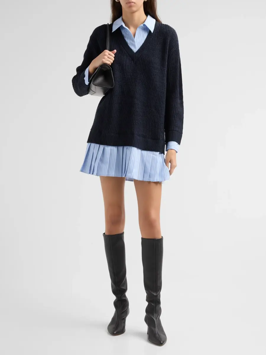 Cinq à Sept Women's Loreli Layered Combo Minidress | Thumbnail 2 Cinq à Sept Women's Loreli Layered Combo Minidress | Thumbnail 2