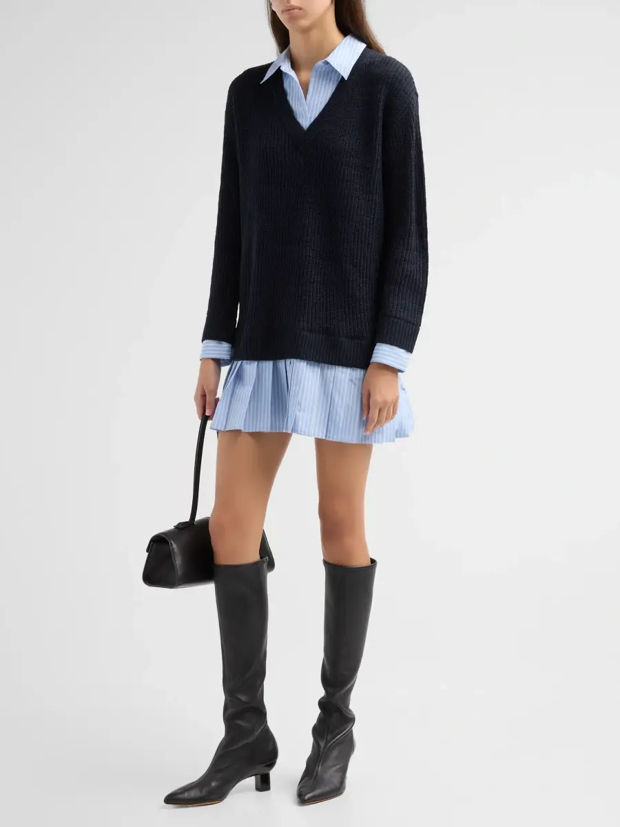 Cinq à Sept Women's Loreli Layered Combo Minidress | Thumbnail 4 Cinq à Sept Women's Loreli Layered Combo Minidress | Thumbnail 4