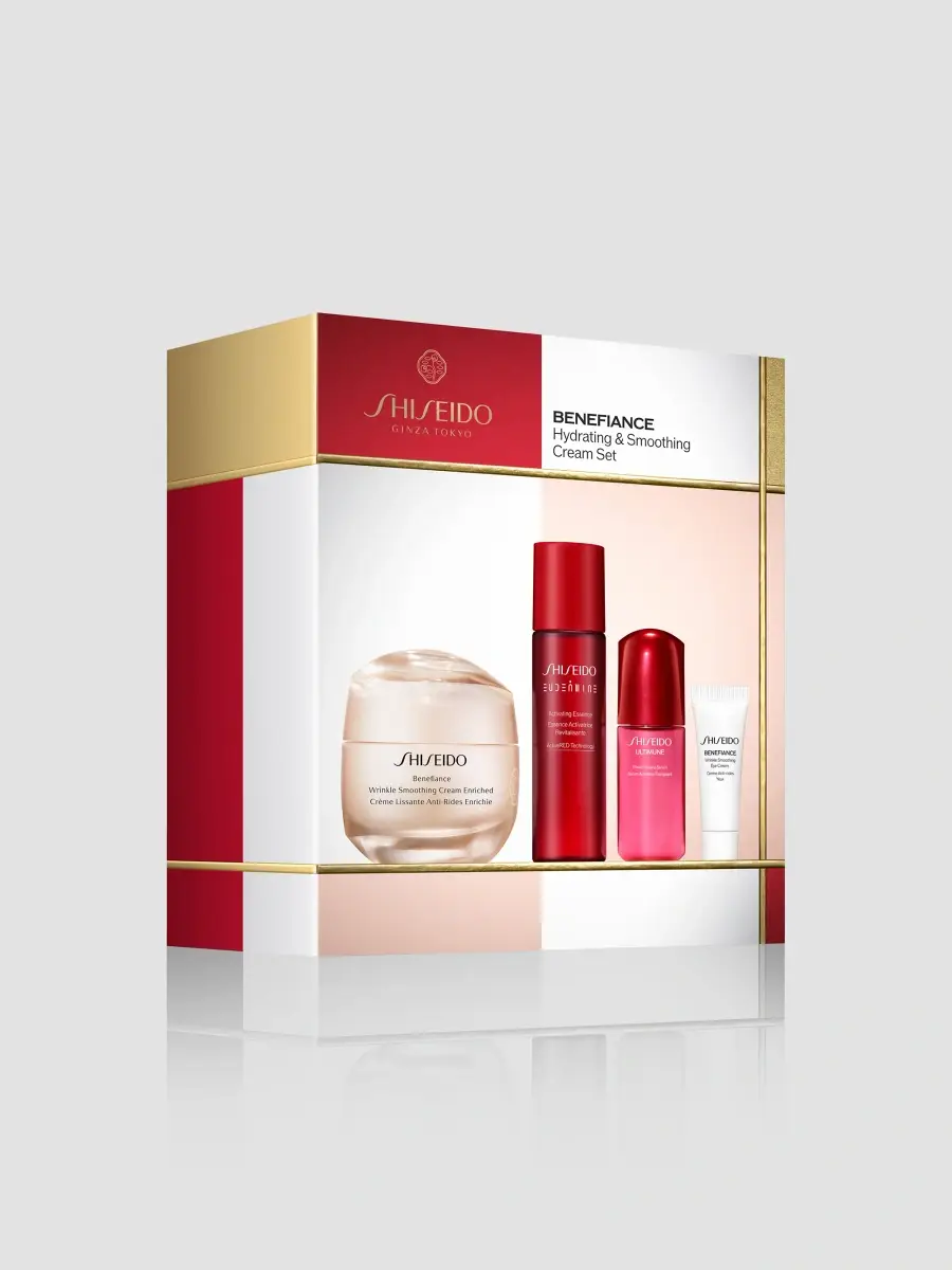 Shiseido Benefiance Hydratig & Smoothing Cream 4-Piece Set | Thumbnail 3 Shiseido Benefiance Hydratig & Smoothing Cream 4-Piece Set | Thumbnail 3