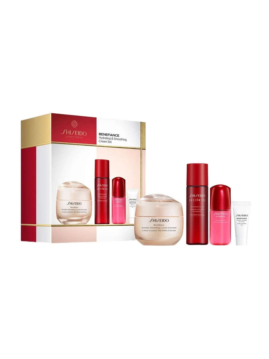 Shiseido Benefiance Hydrating & Smoothing Cream 4-Piece Set