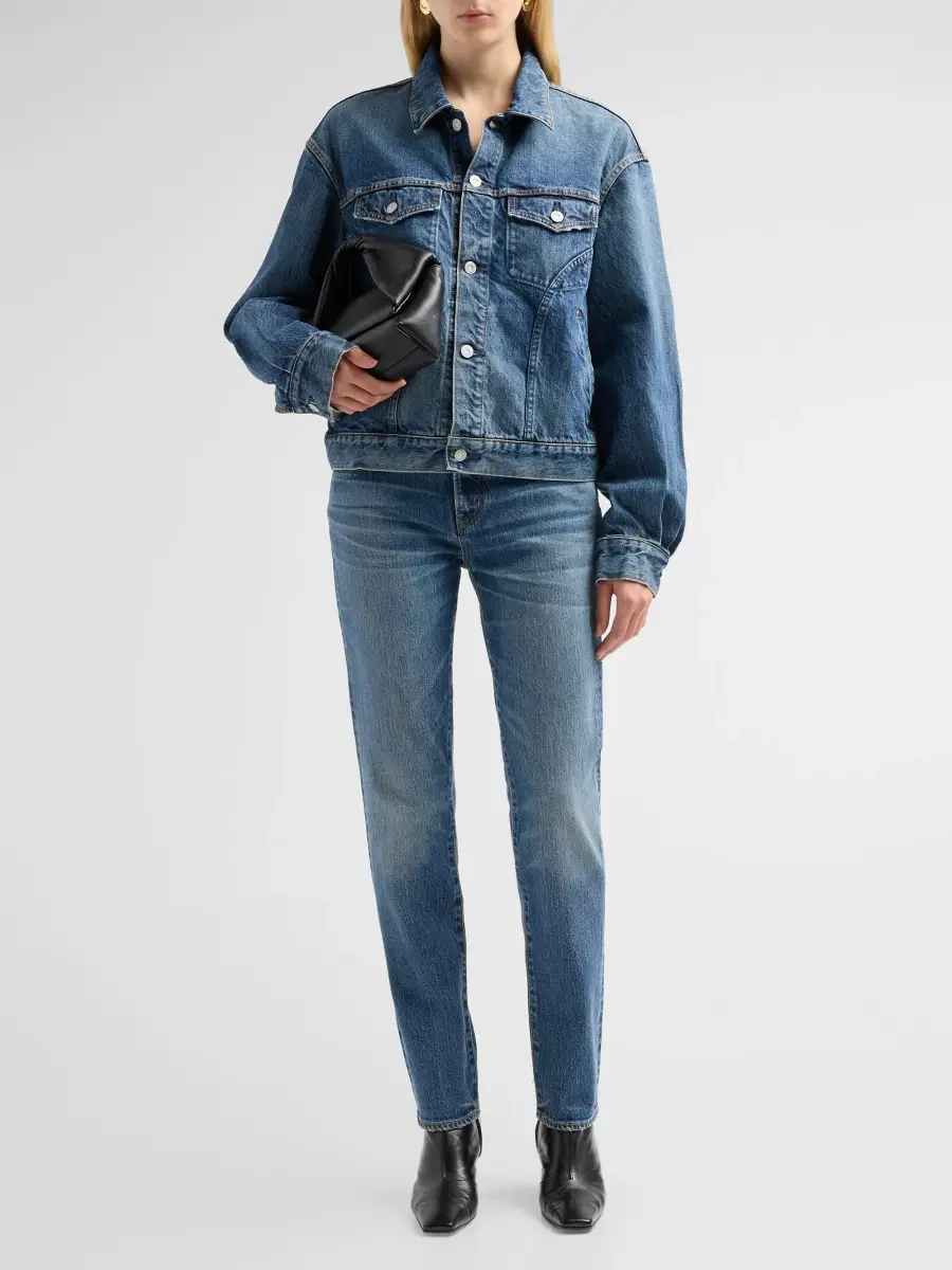 Moussy Vintage Women's Slim Straight Jeans | Thumbnail 2 Moussy Vintage Women's Slim Straight Jeans | Thumbnail 2