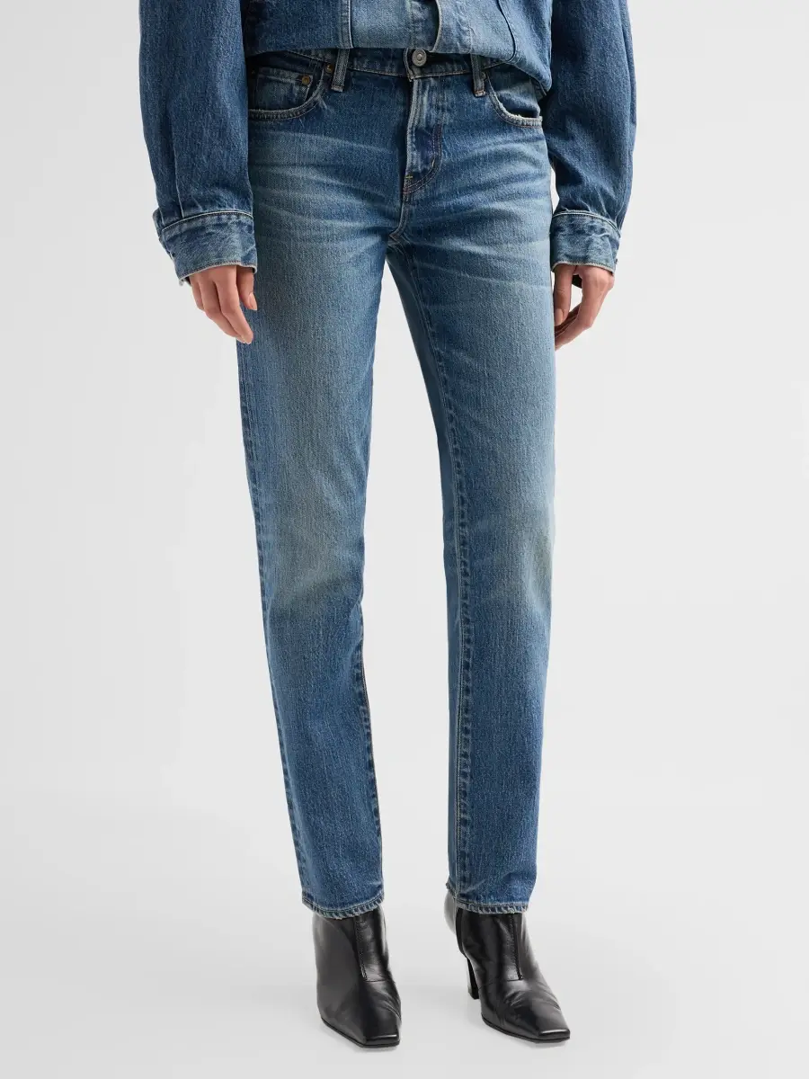 Moussy Vintage Women's Slim Straight Jeans | Thumbnail 4 Moussy Vintage Women's Slim Straight Jeans | Thumbnail 4