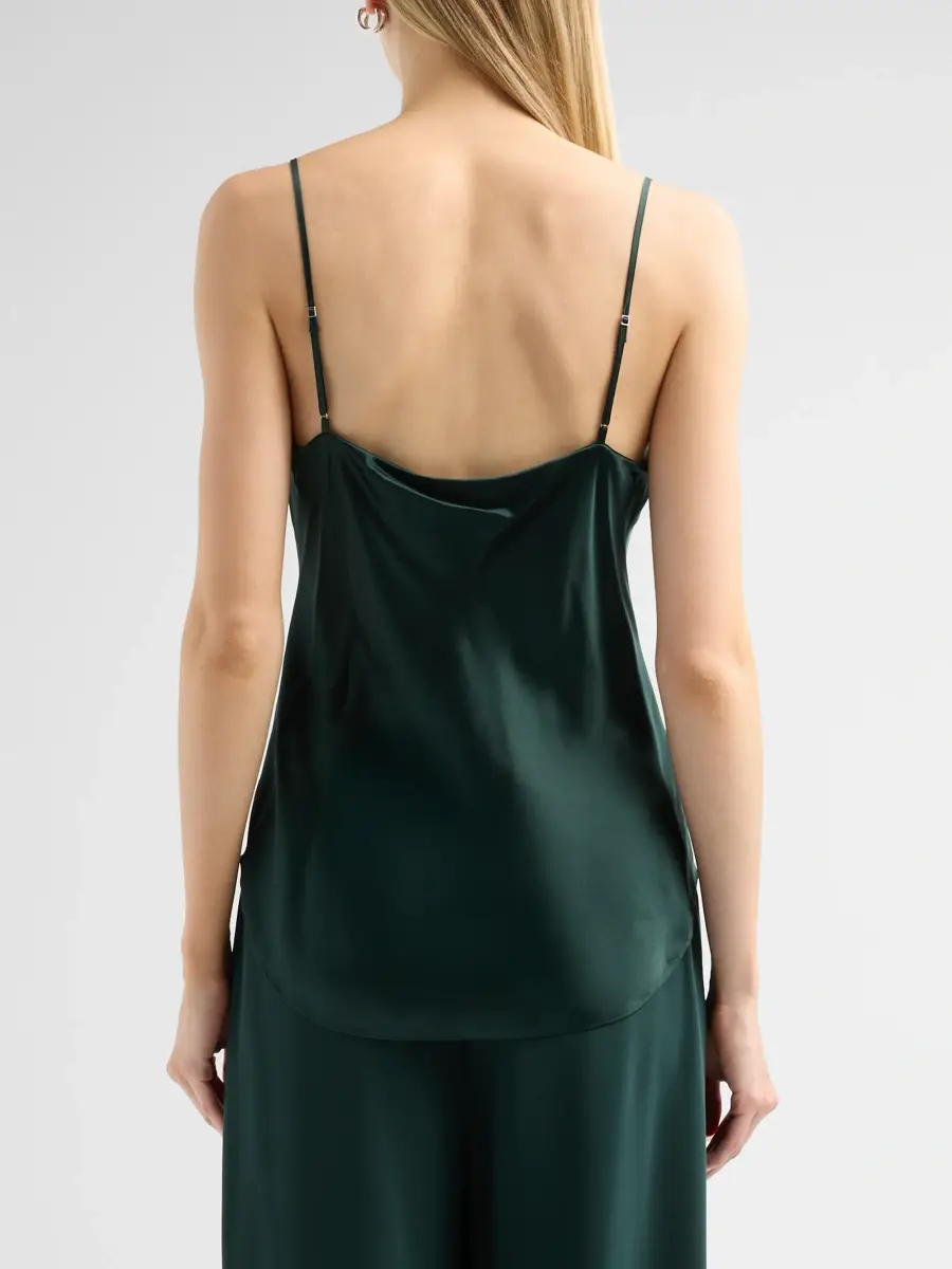 Cinq à Sept Women's Marta Silk Cowlneck Cami Top | Thumbnail 3 Cinq à Sept Women's Marta Silk Cowlneck Cami Top | Thumbnail 3