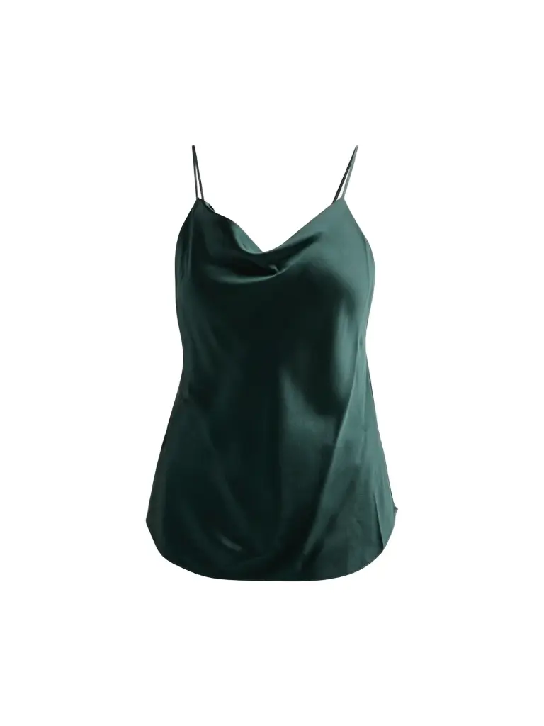 Cinq à Sept Women's Marta Silk Cowlneck Cami Top
