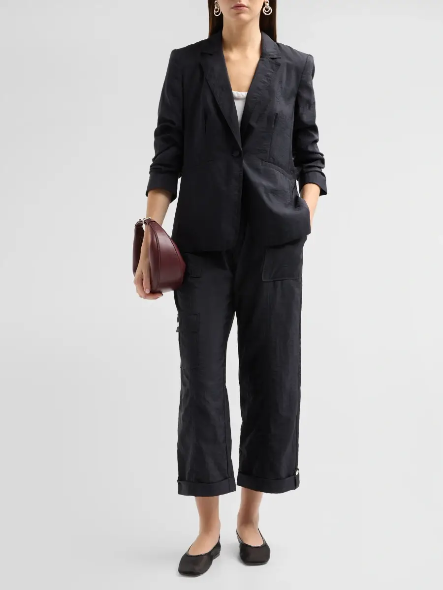 Cinq à Sept Women's Marlease Crop Drawstring Pants | Thumbnail 2 Cinq à Sept Women's Marlease Crop Drawstring Pants | Thumbnail 2