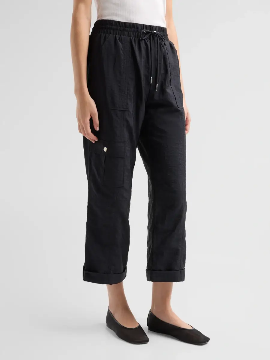 Cinq à Sept Women's Marlease Crop Drawstring Pants | Thumbnail 4 Cinq à Sept Women's Marlease Crop Drawstring Pants | Thumbnail 4