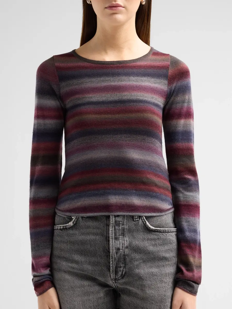 RE/DONE Women's Nicki Stripe Wool Top | Thumbnail 5 RE/DONE Women's Nicki Stripe Wool Top | Thumbnail 5