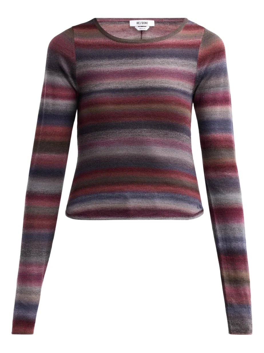 Women's Nicki Stripe Wool Top Women's Nicki Stripe Wool Top