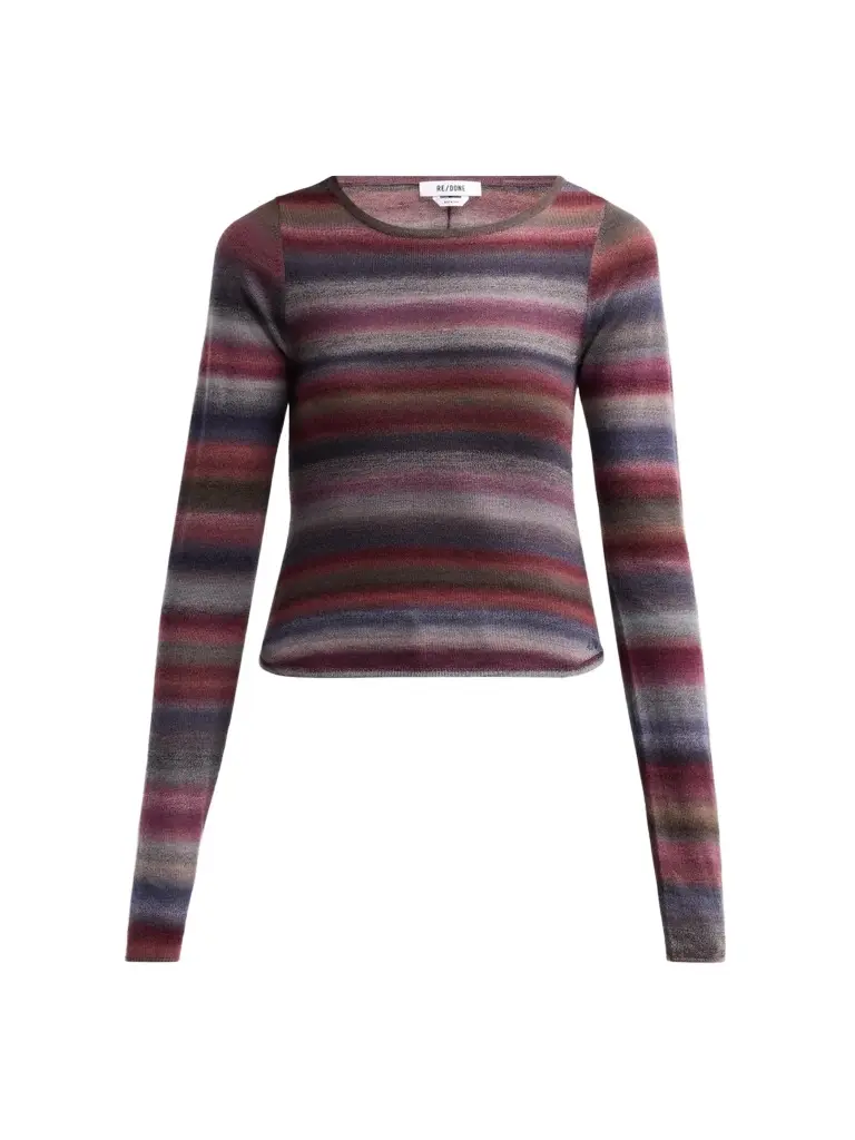 Women's Nicki Stripe Wool Top Women's Nicki Stripe Wool Top