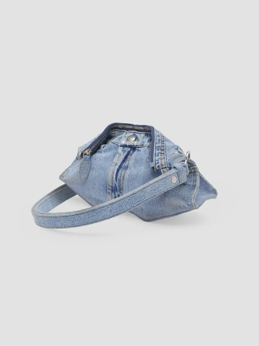 Alexander McQueen Women's Manta Denim Clutch | Thumbnail 3 Alexander McQueen Women's Manta Denim Clutch | Thumbnail 3