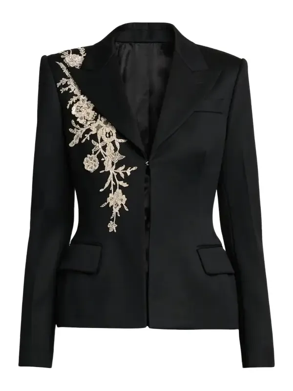 Women's Embellished Single-Breasted Jacket