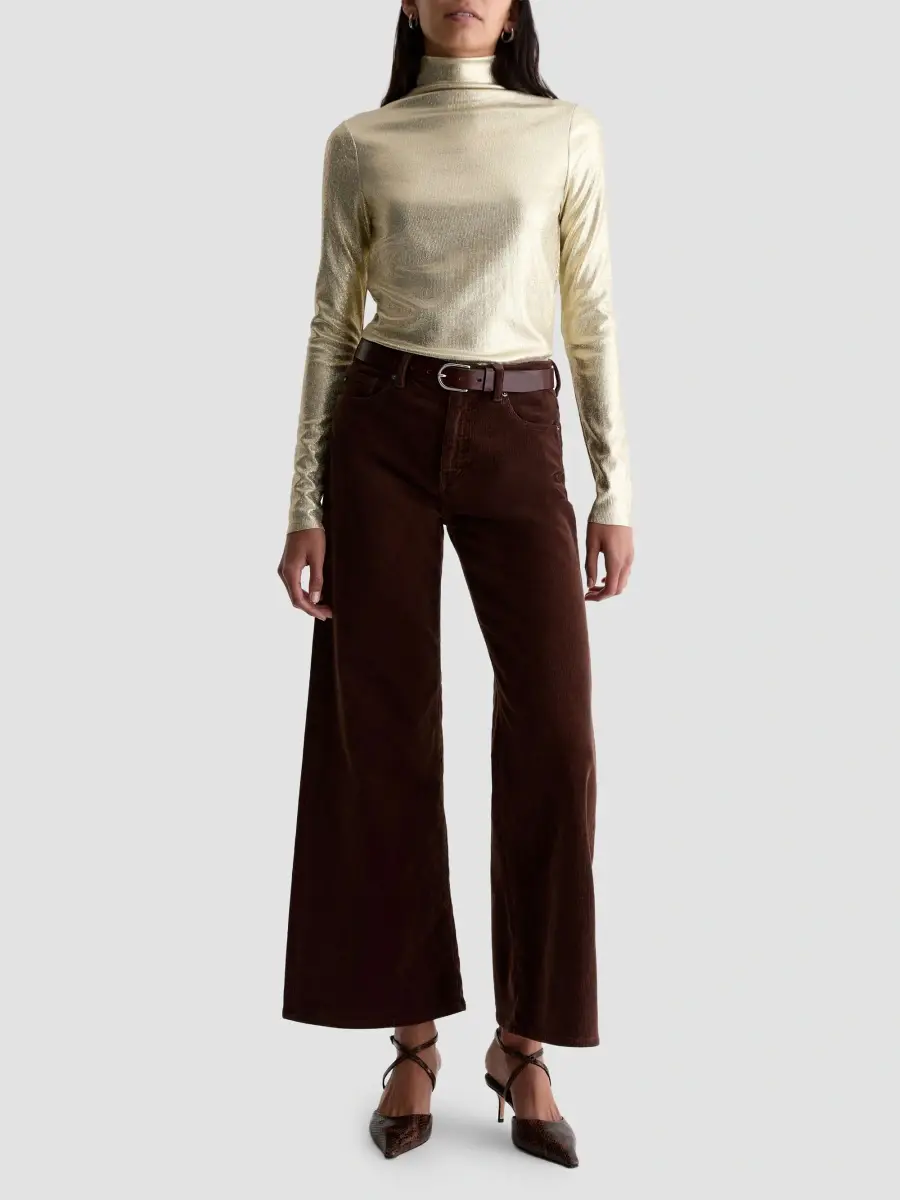 AG Jeans Women's Chels Metallic Turtleneck Sweater | Thumbnail 2 AG Jeans Women's Chels Metallic Turtleneck Sweater | Thumbnail 2