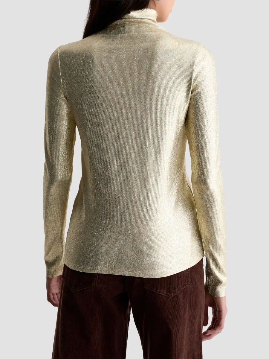 AG Jeans Women's Chels Metallic Turtleneck Sweater | Thumbnail 3 AG Jeans Women's Chels Metallic Turtleneck Sweater | Thumbnail 3