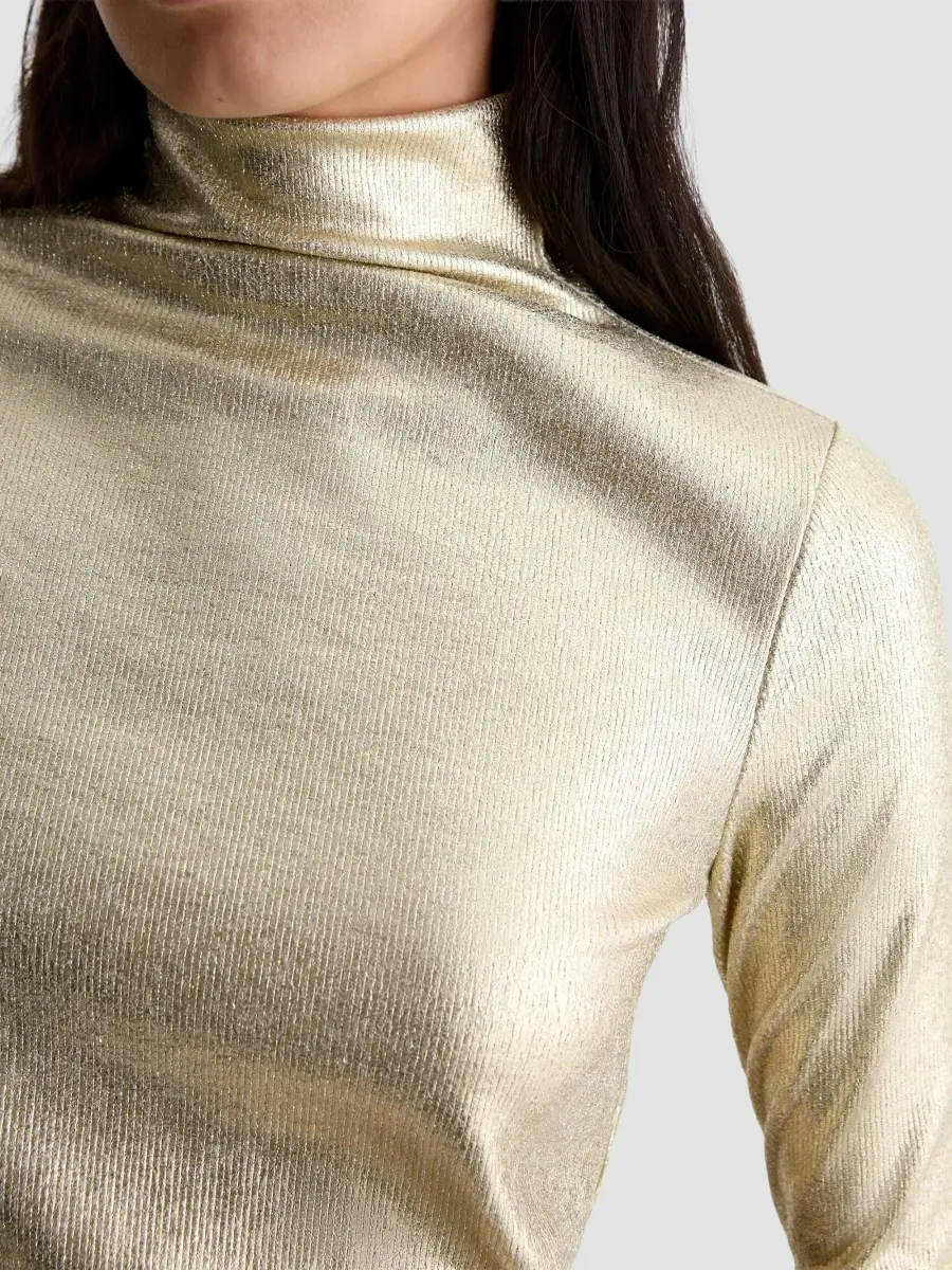AG Jeans Women's Chels Metallic Turtleneck Sweater | Thumbnail 5 AG Jeans Women's Chels Metallic Turtleneck Sweater | Thumbnail 5