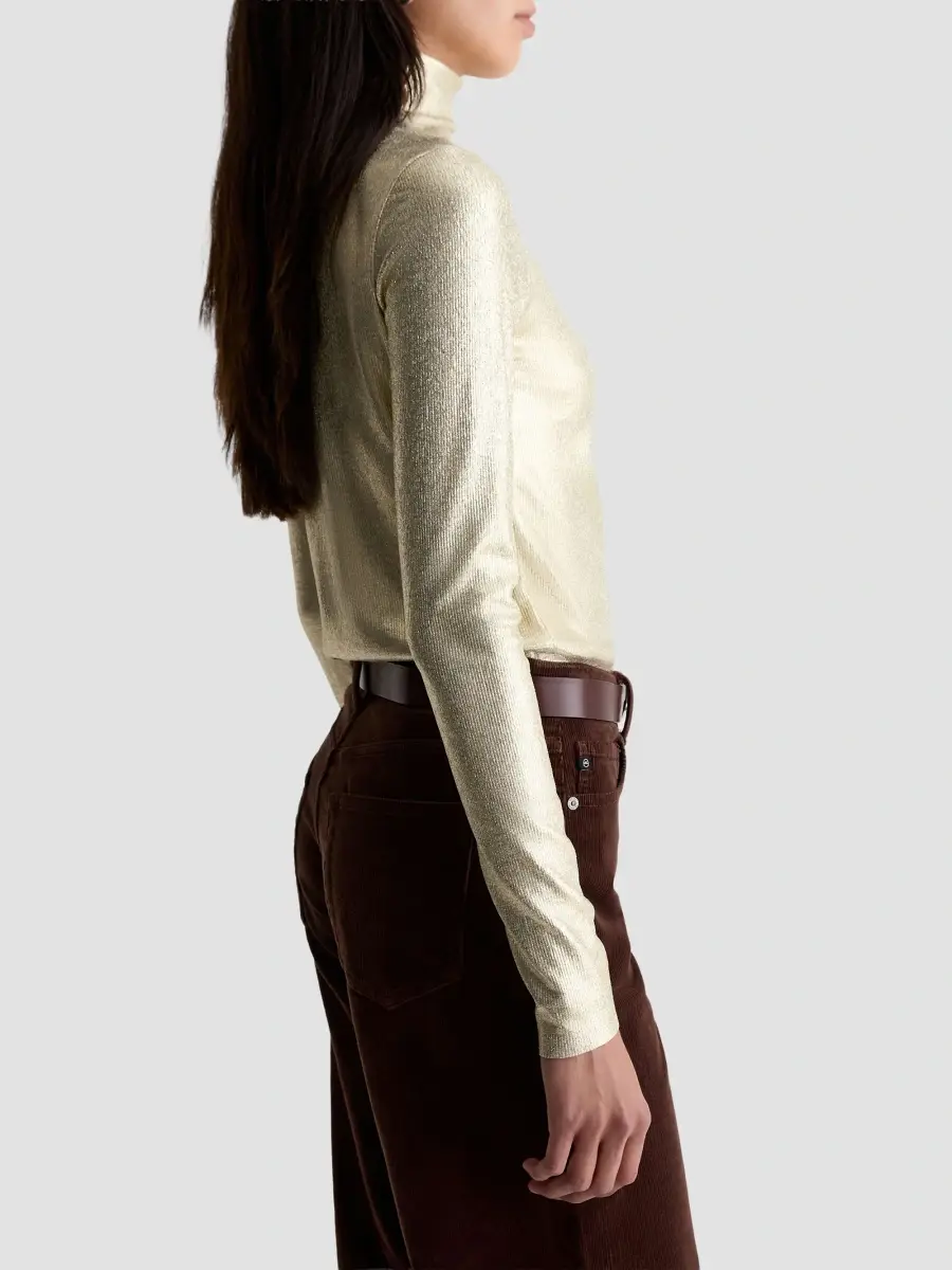 AG Jeans Women's Chels Metallic Turtleneck Sweater | Thumbnail 7 AG Jeans Women's Chels Metallic Turtleneck Sweater | Thumbnail 7