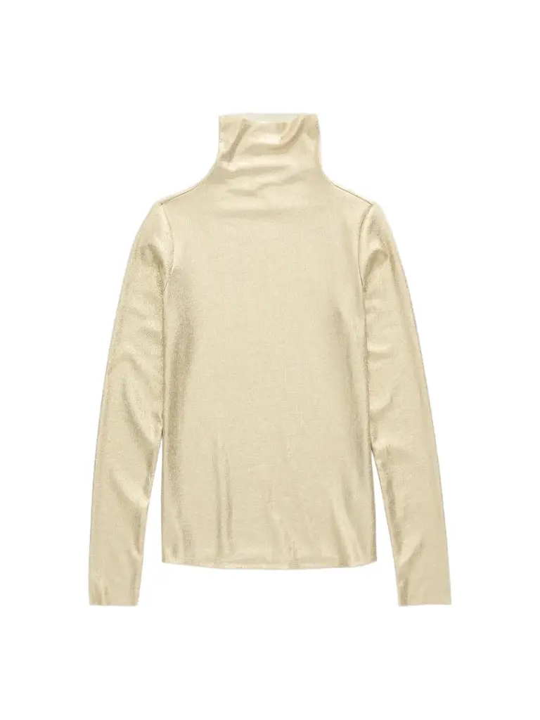 AG Jeans Women's Chels Metallic Turtleneck Sweater
