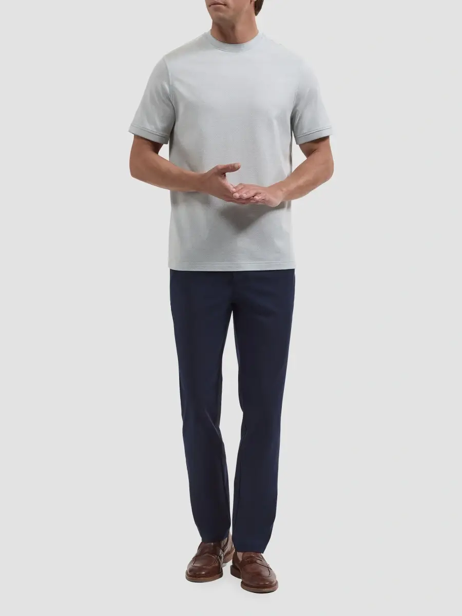Bugatchi Men's Mercerized Cotton Crewneck T-Shirt | Thumbnail 2