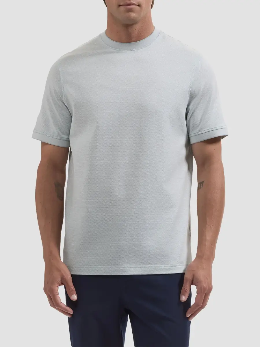 Bugatchi Men's Mercerized Cotton Crewneck T-Shirt | Thumbnail 4