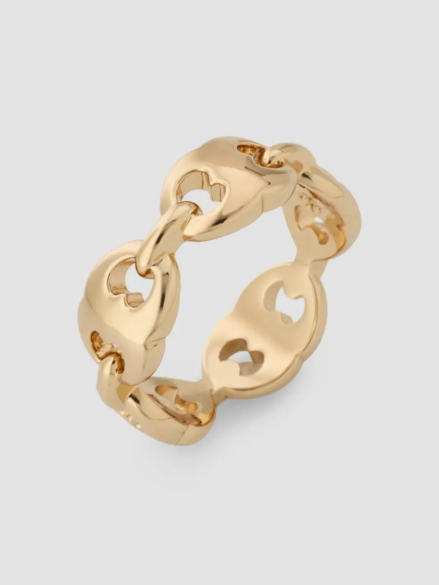 Tory Burch Women's Gemini 18K-Gold-Plated Ring | Thumbnail 4 Tory Burch Women's Gemini 18K-Gold-Plated Ring | Thumbnail 4