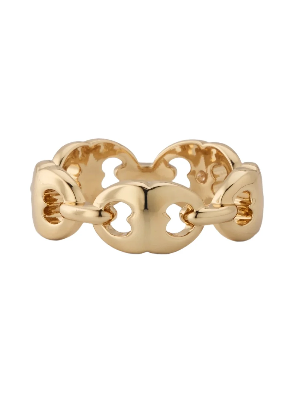 Tory Burch Women's Gemini 18K-Gold-Plated Ring