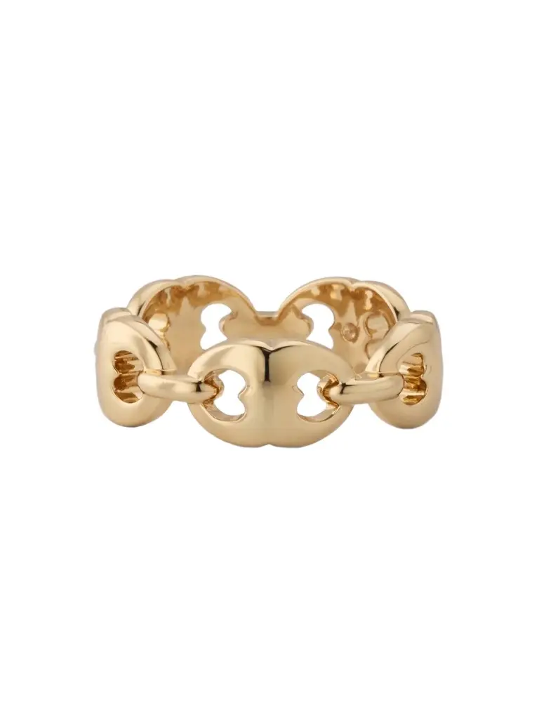 Tory Burch Women's Gemini 18K-Gold-Plated Ring